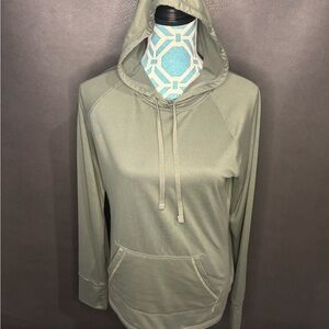 New York Laundry Lightweight Hoodie Woman’s Size Medium Green